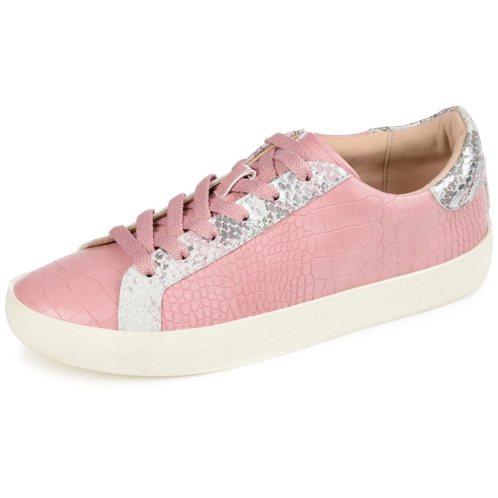 Journee Womens Camila Tru Comfort Foam Two-Tone Lace-Up Sneakers 6